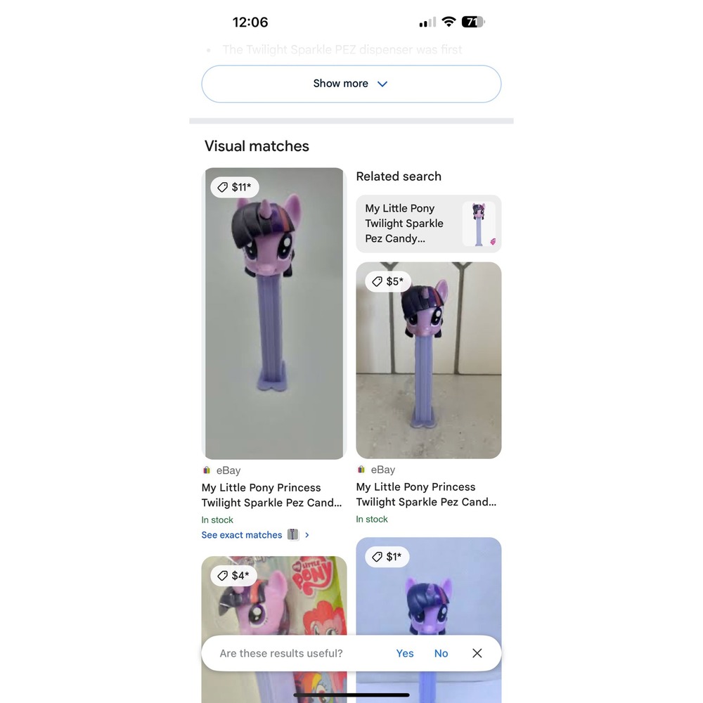 My Little Pony Twilight Sparkle PEZ Dispenser Candy Toy Collectible‎ - Picture 7 of 7